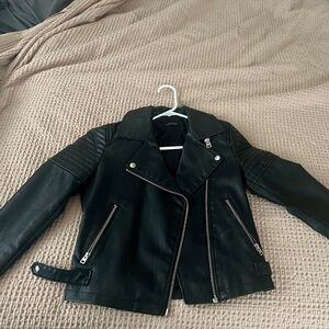Faux leather jacket